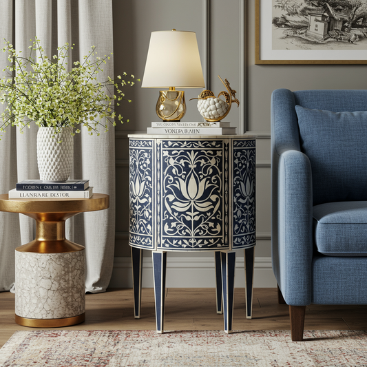 Luxury Bone Inlay or Mother of Pearl Furniture