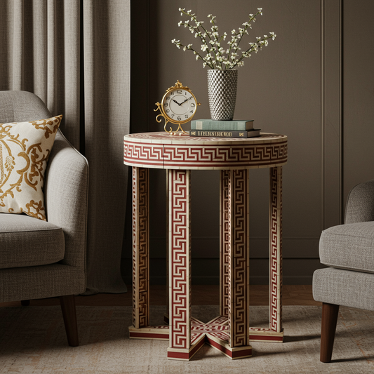 Luxury Bone Inlay or Mother of Pearl Furniture