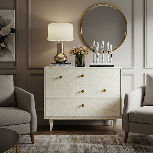 Luxury Bone Inlay or Mother of Pearl Furniture