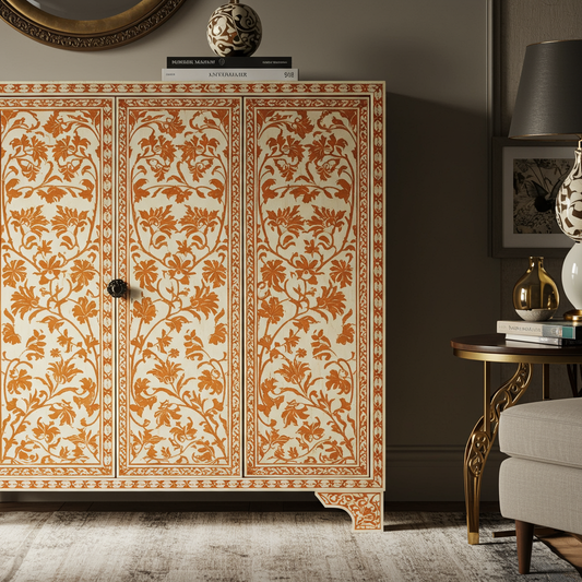 Luxury Bone Inlay or Mother of Pearl Furniture