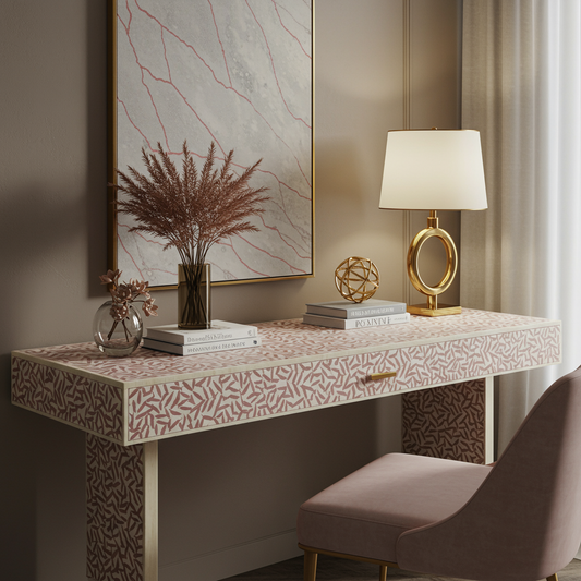Luxury Bone Inlay or Mother of Pearl Furniture