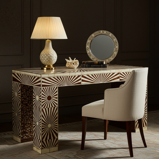Luxury Bone Inlay or Mother of Pearl Furniture