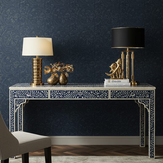 Luxury Bone Inlay or Mother of Pearl Furniture