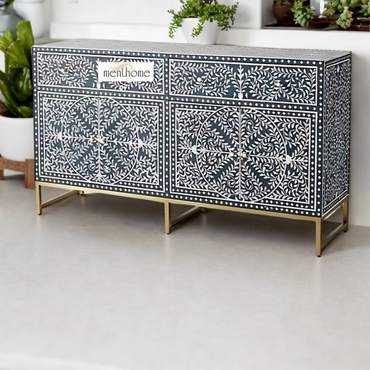 Bone inlay Cabinet moroccan inspired