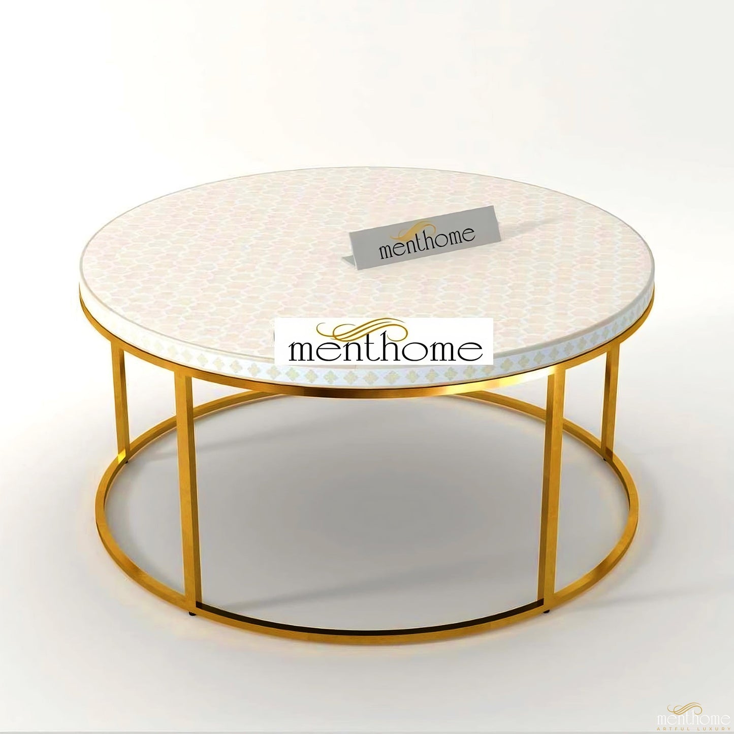 Home Decor Furniture Handmade Bone inlay Coffee Table | Luxury Handmade Coffee Table