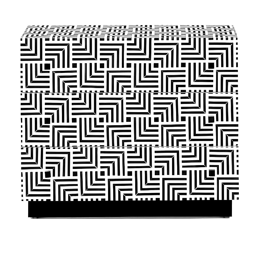 Bone Inlay Wooden Modern Pattern Endtable, Sideboard, Drum, Bedside, Round Nightstand, Stool