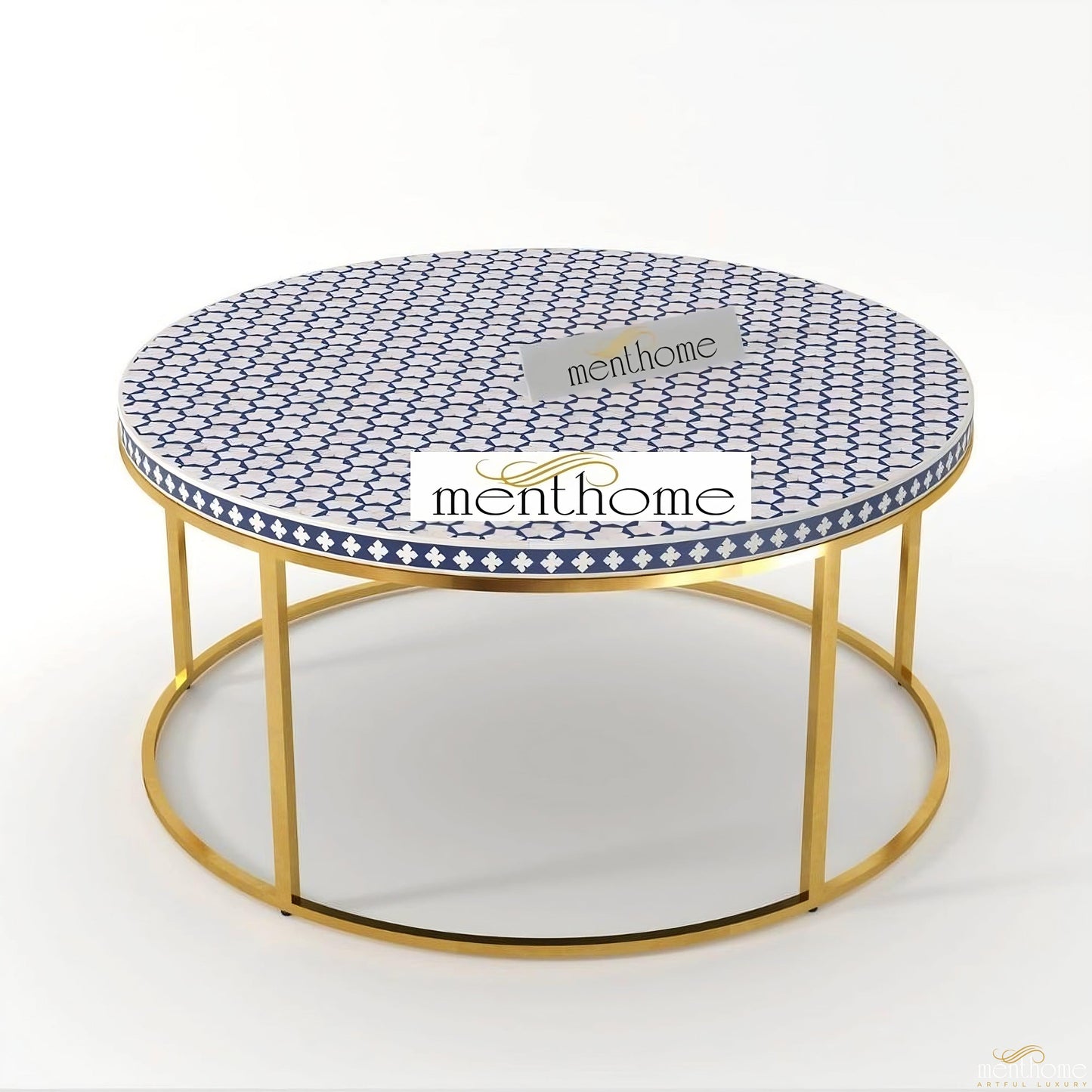 Home Decor Furniture Handmade Bone inlay Coffee Table | Luxury Handmade Coffee Table