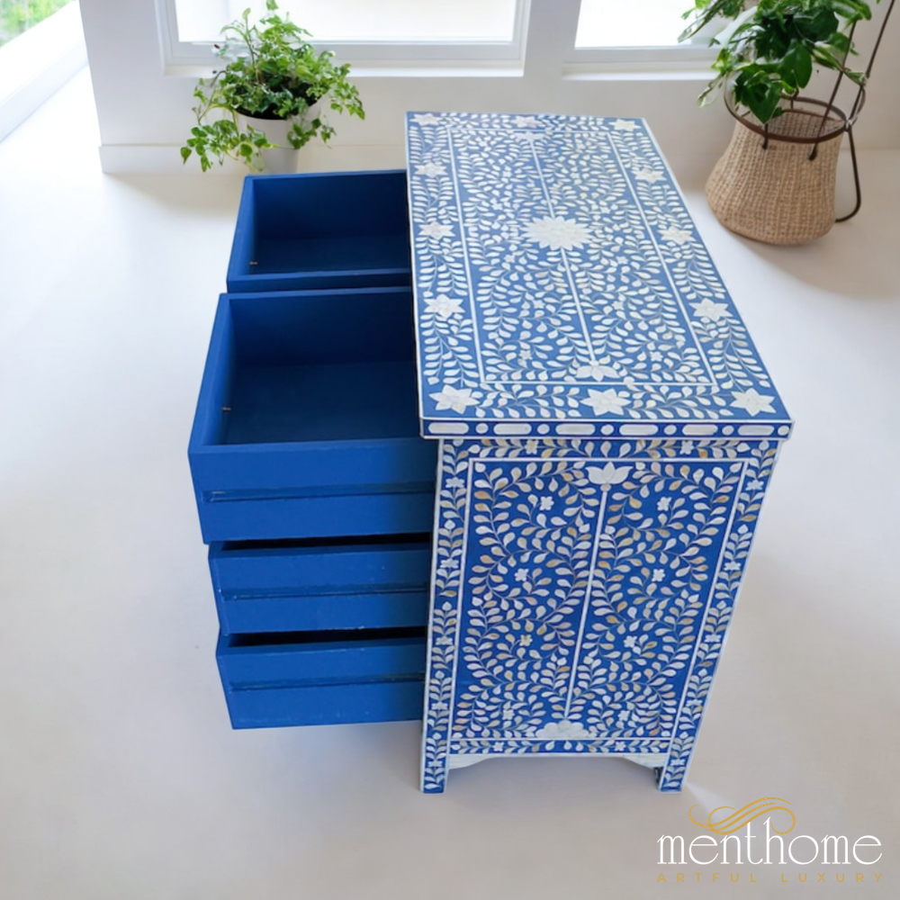 Bone Inlay Chest of Drawer | Luxury Handmade Chest of Drawer