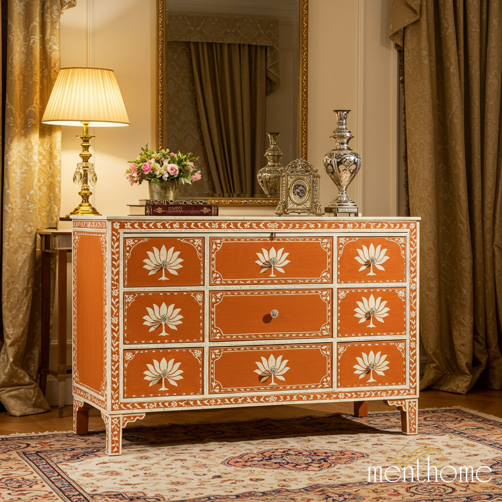 painted orange dresser Happiness, Orange Dresser, Citrus Crush, Orange Dreams, 1960s, Mod, Preppy Furniture, 1970s, Boho, Vintage Vibes, Love, Dresser, Nj Nyc