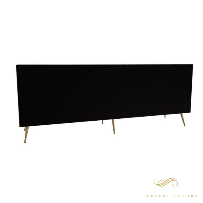 Geometric-Bone Inlay -Rectangular- Tv Cabinet | Luxury Handmade TV Cabinet