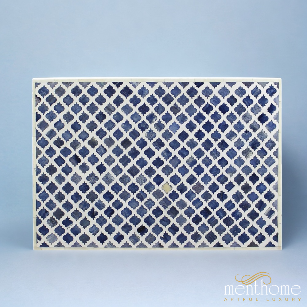 Inlaid Bedside Table | Handmade Table Made in India | Luxury Handmade Bedside Table