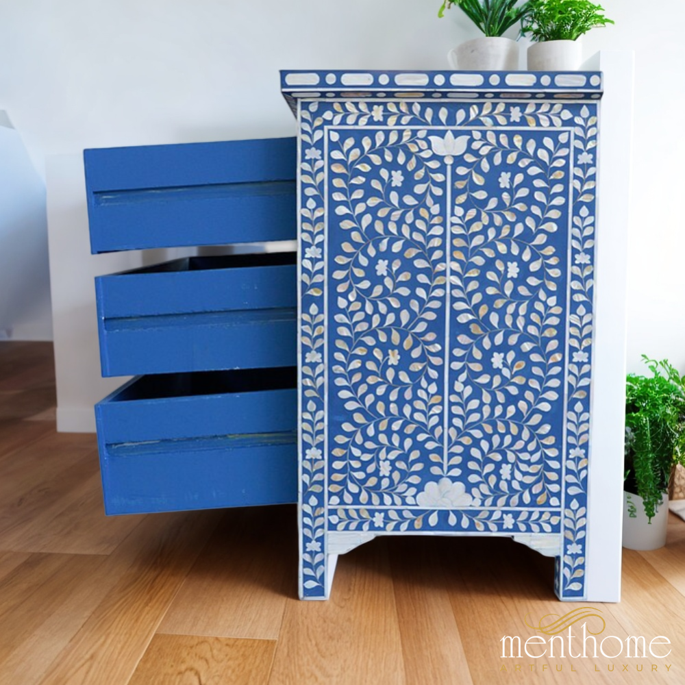 Bone Inlay Chest of Drawer | Luxury Handmade Chest of Drawer