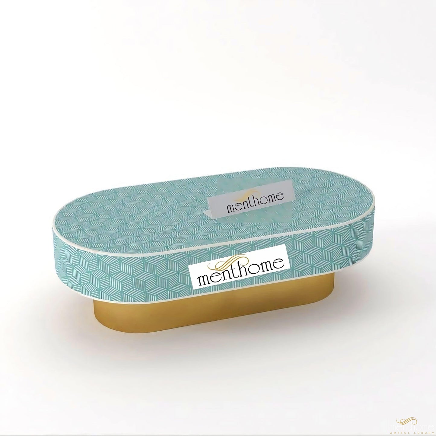 Modern Coffee Table Bone Inlay | Luxury Handmade Coffee Table