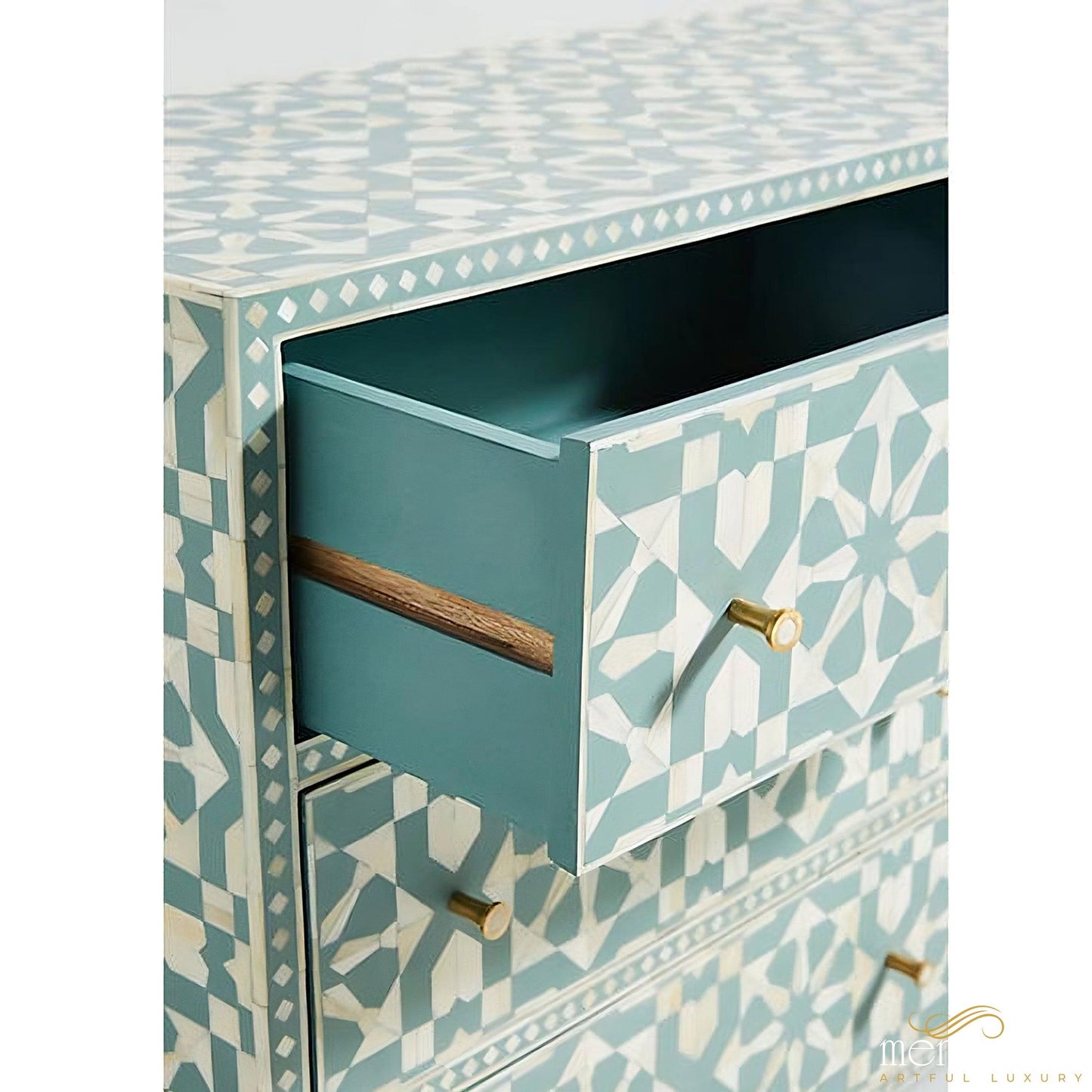 Moroccan Six Drawer Dresser | Luxury Handmade Dresser