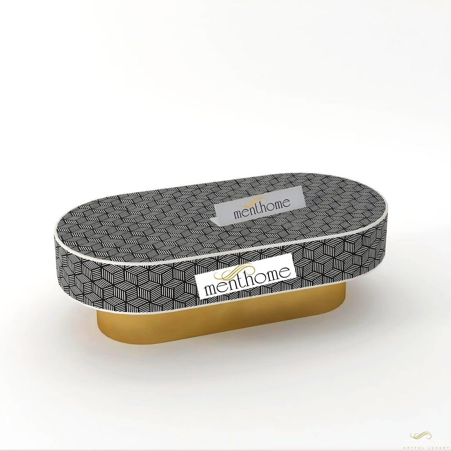 Modern Coffee Table Bone Inlay | Luxury Handmade Coffee Table