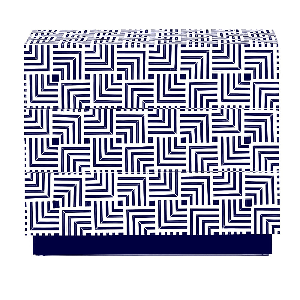 Bone Inlay Wooden Modern Pattern Endtable, Sideboard, Drum, Bedside, Round Nightstand, Stool