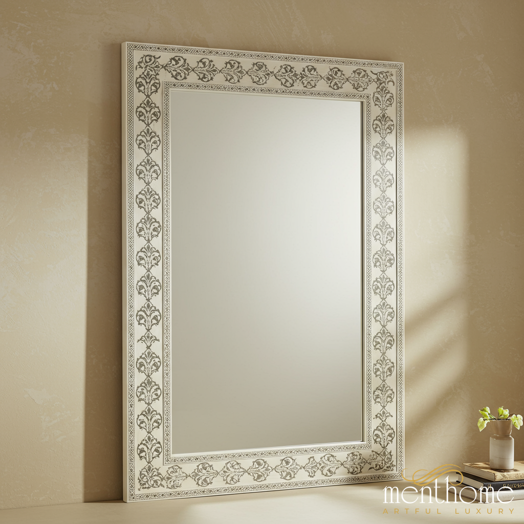 Ornate Decorative Wall Mirror | Luxury Handmade Mirror