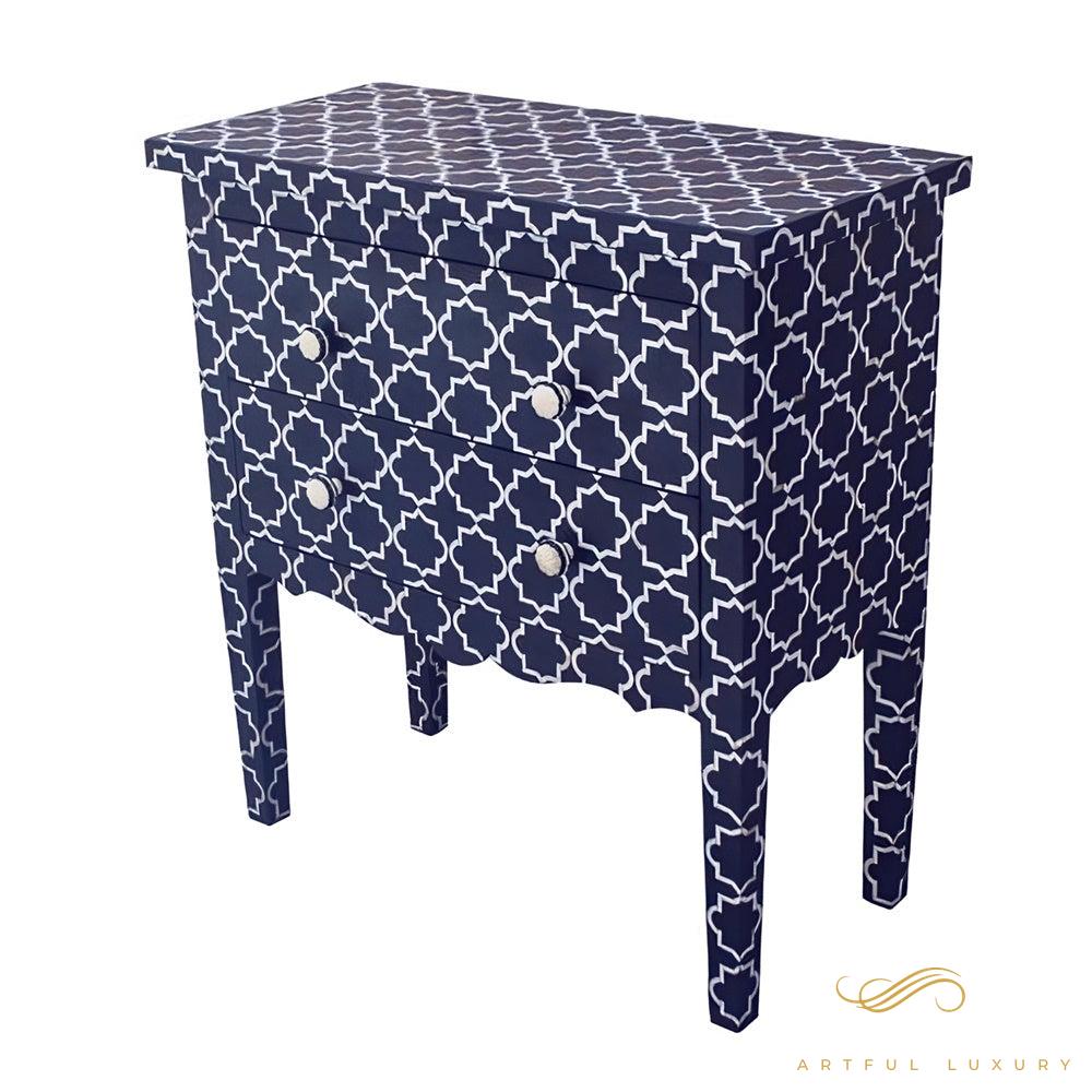 Geometric Pattern Bone Inlay dressers | Luxury Handmade Dresser