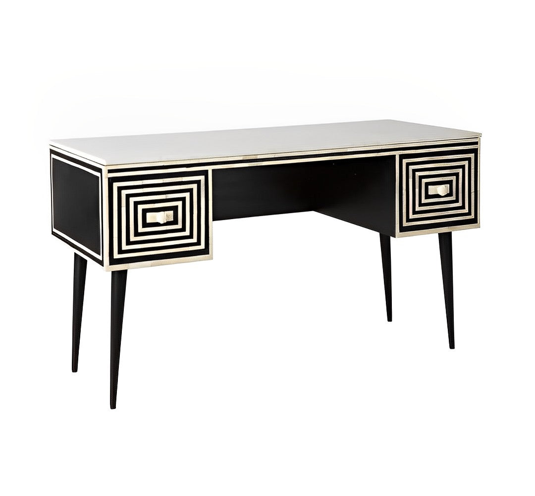 Bone Inlay Moroccan Desk