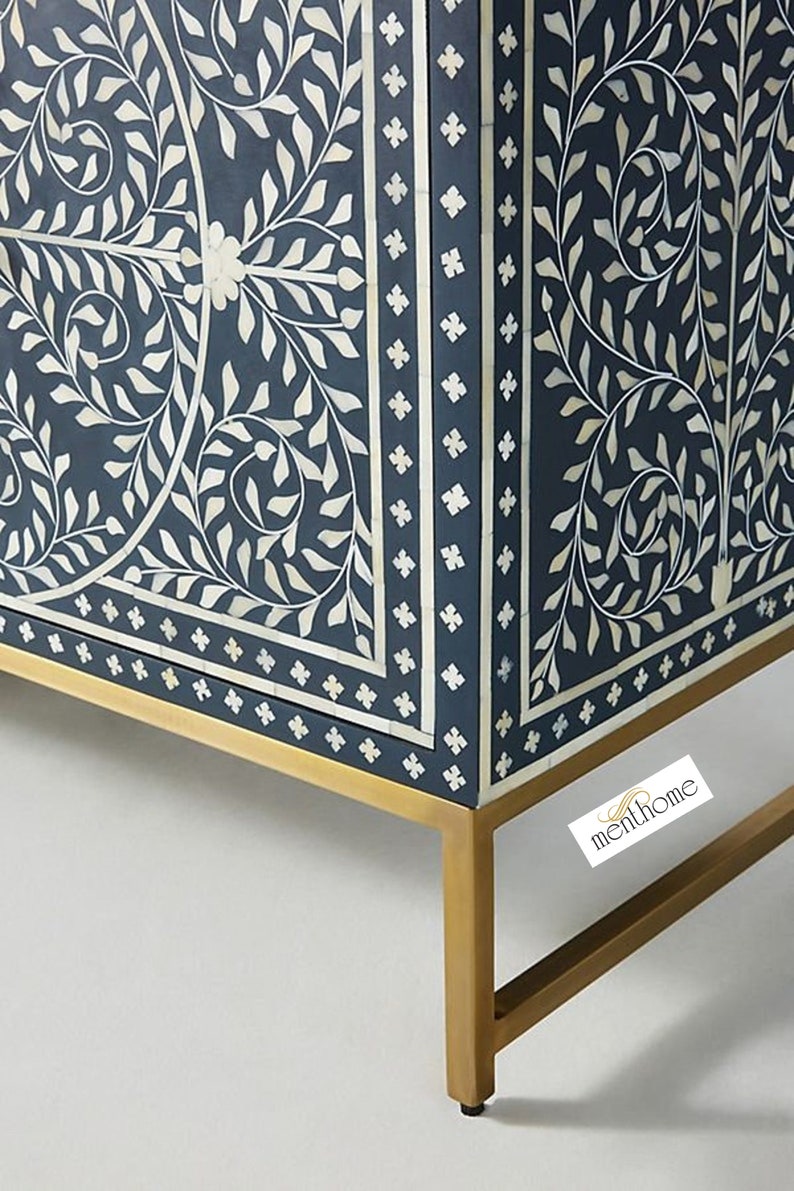 Bone inlay Cabinet moroccan inspired