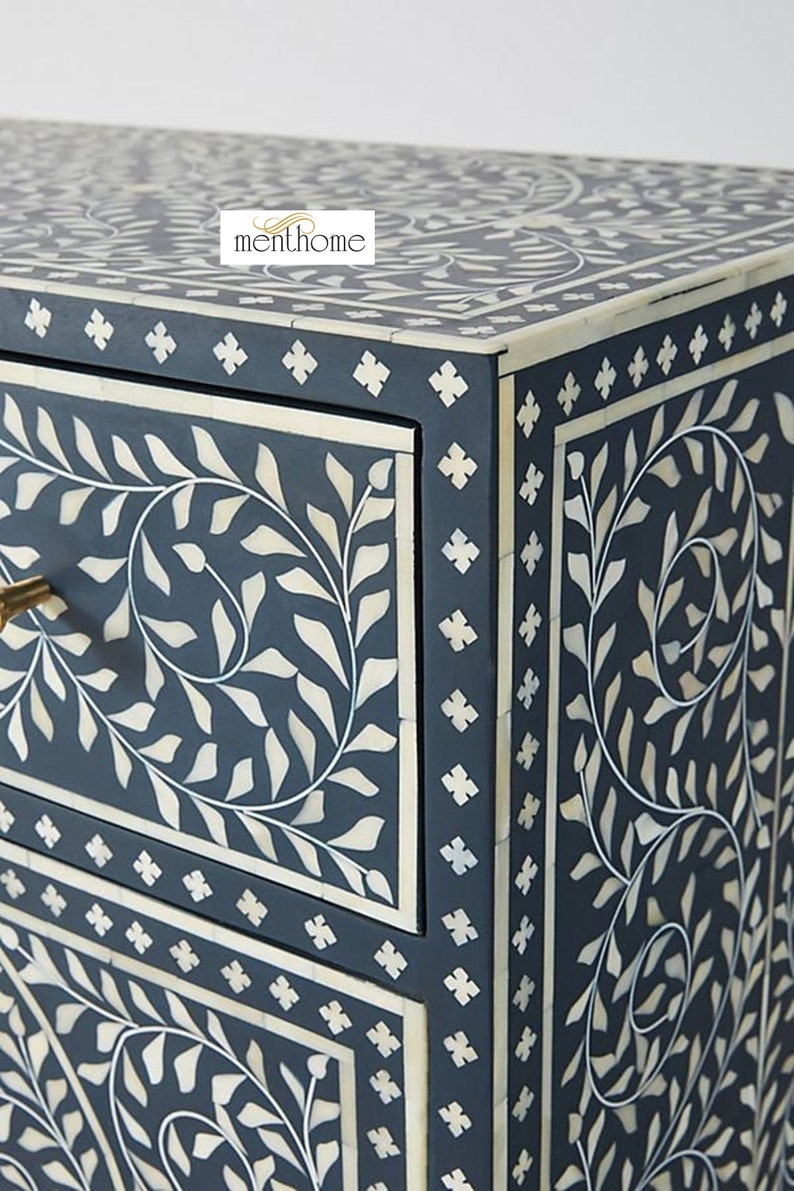Bone inlay Cabinet moroccan inspired