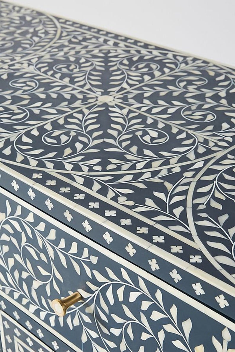Bone inlay Cabinet moroccan inspired