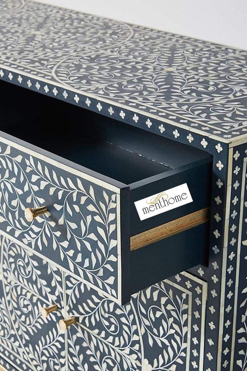 Bone inlay Cabinet moroccan inspired