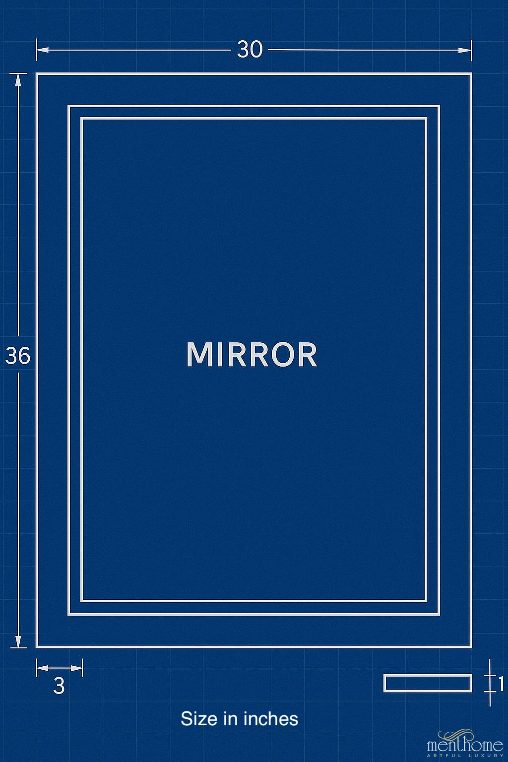 Decorative Wall Mirror with Orange Bone Inlay Frame | Luxury Handmade Mirror