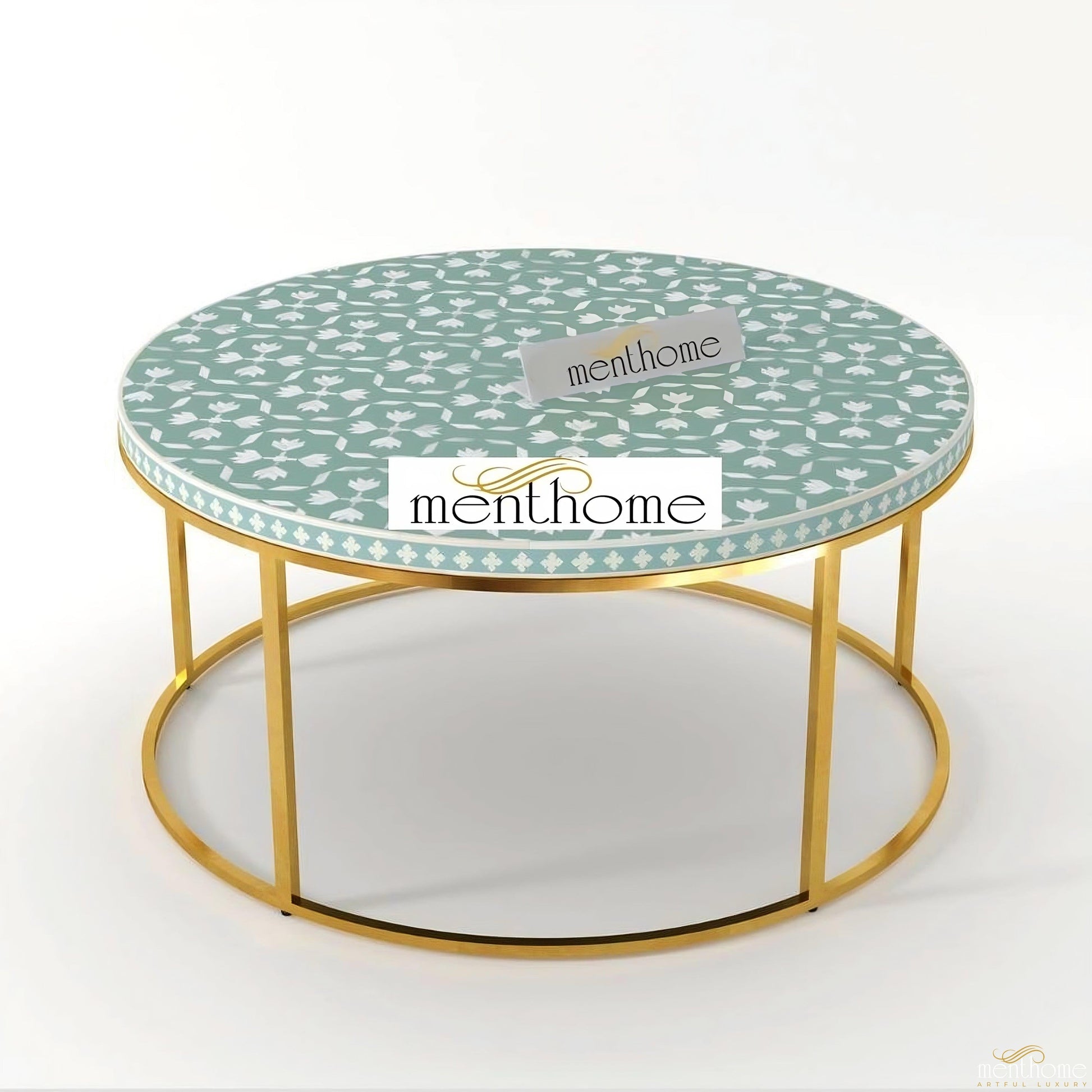 Centre Table | Bone Inlay Coffee Table | Luxury Handmade Coffee Table