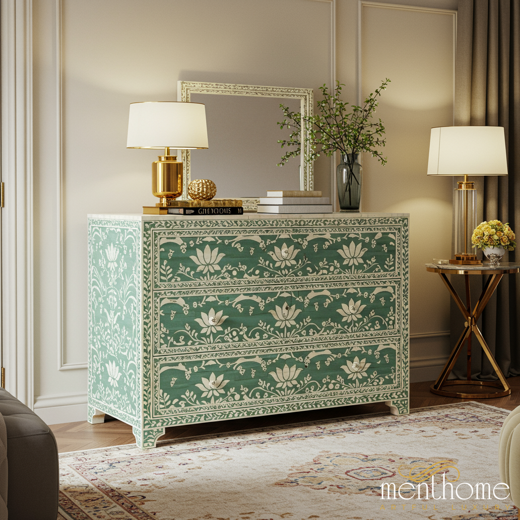 dresser with floral design Cheery Floral Dresser