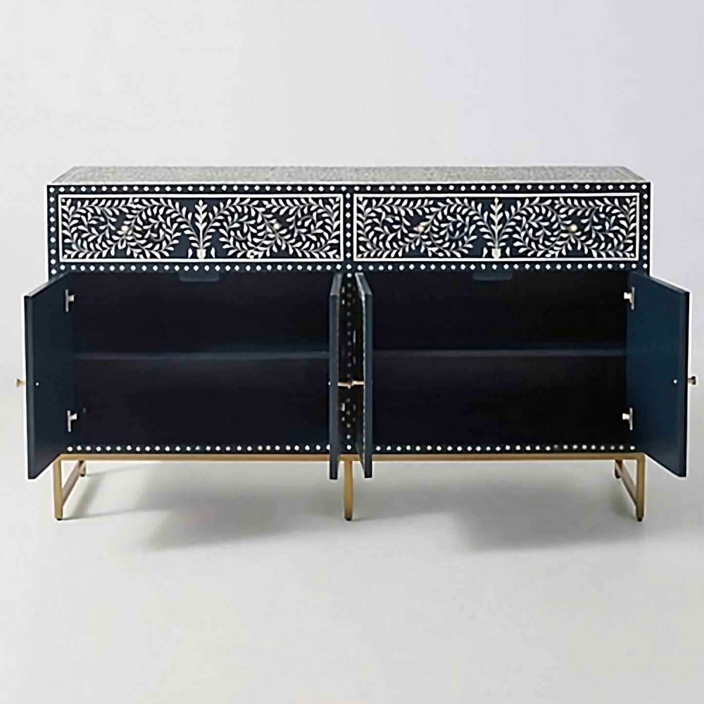 Bone inlay Cabinet moroccan inspired