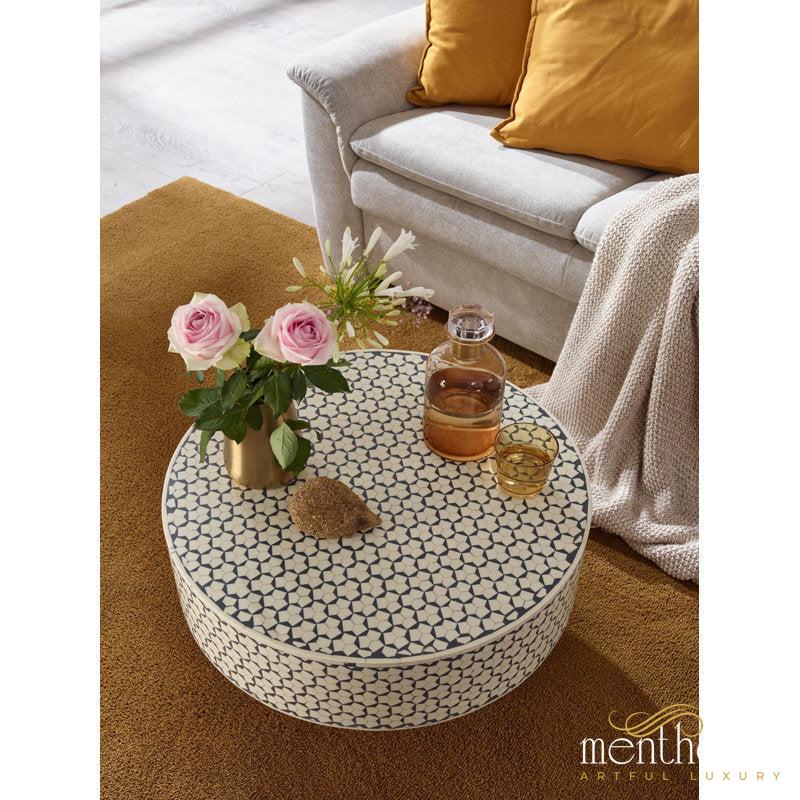 Modern Bone Inlay Handmade Coffee Table | Luxury Handmade Coffee Table