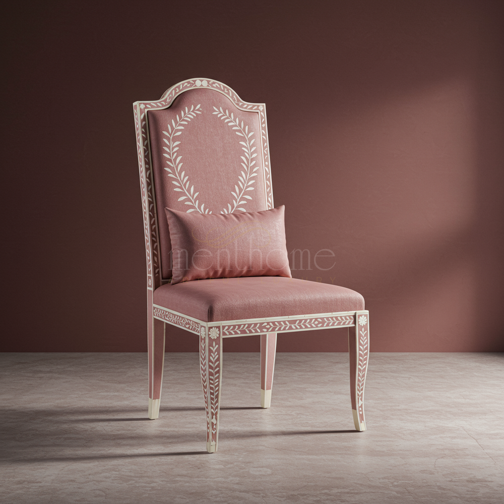 Inlay Chair - Elegant Handcrafted Upholstered Seating | Luxury Handmade Chair