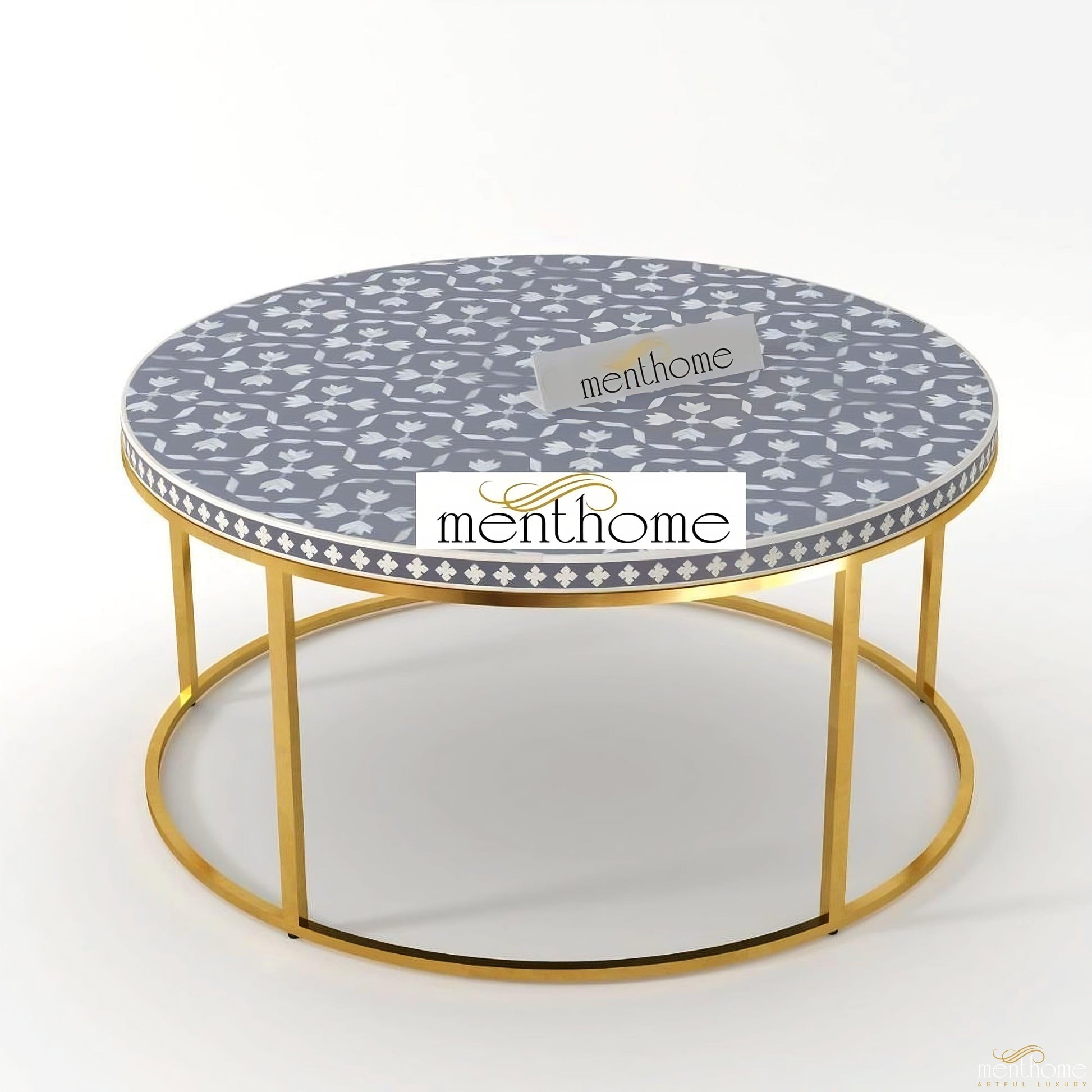 Centre Table | Bone Inlay Coffee Table | Luxury Handmade Coffee Table