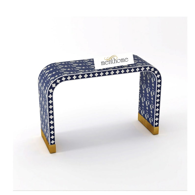 Modern Moroccan Console Tables Bone Inlay