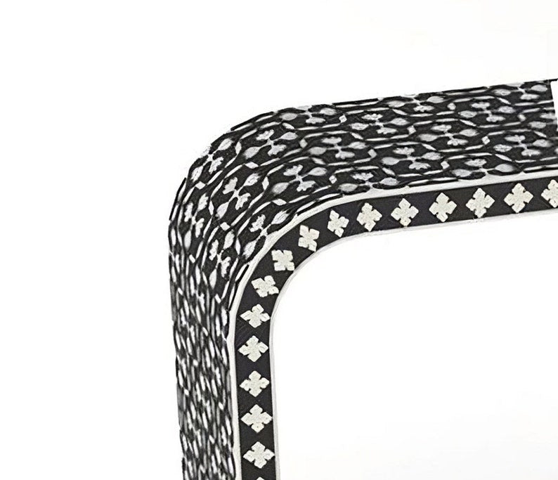 Bone Inlay Handmade Console Table for Home