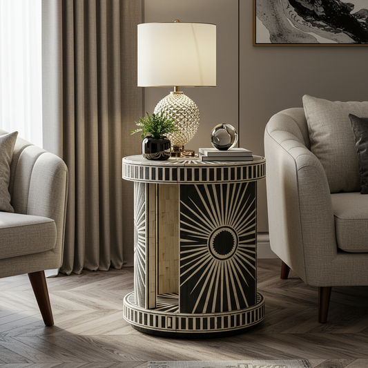 Luxury Bone Inlay or Mother of Pearl Furniture