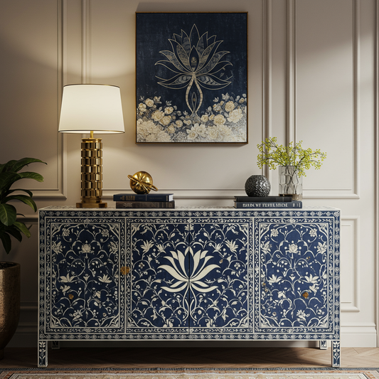 Luxury Bone Inlay or Mother of Pearl Furniture