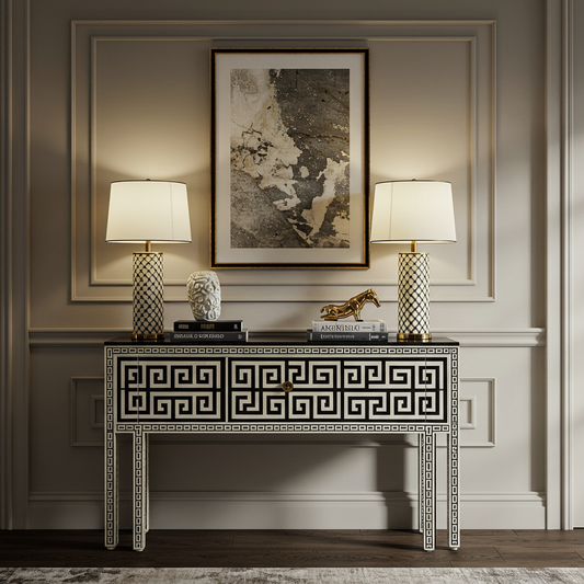 Luxury Bone Inlay or Mother of Pearl Furniture