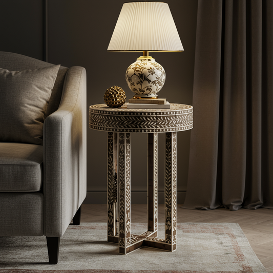 Luxury Bone Inlay or Mother of Pearl Furniture
