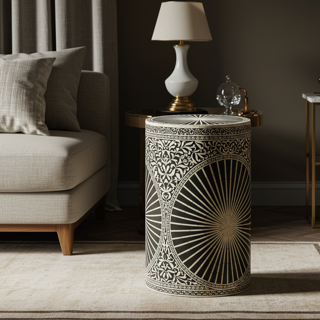 Luxury Bone Inlay or Mother of Pearl Furniture