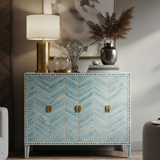 Luxury Bone Inlay or Mother of Pearl Furniture