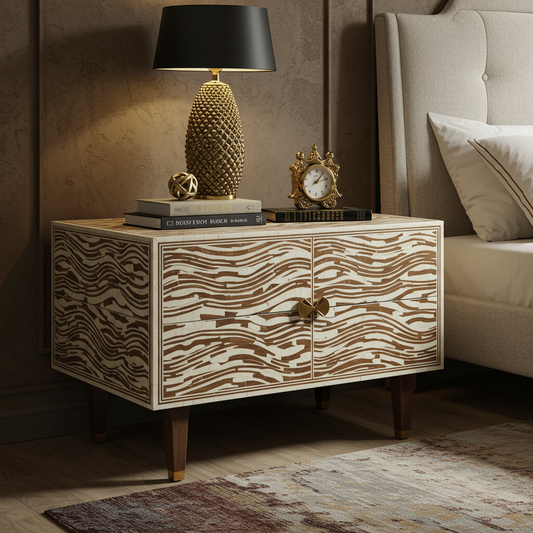 Luxury Bone Inlay or Mother of Pearl Furniture