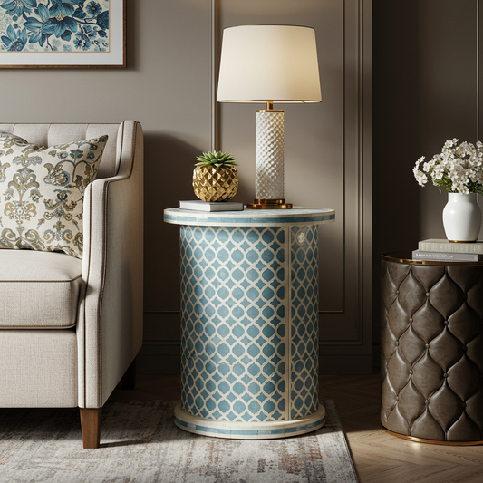 Luxury Bone Inlay or Mother of Pearl Furniture