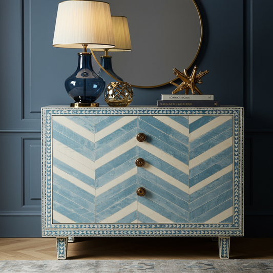 Luxury Bone Inlay or Mother of Pearl Furniture