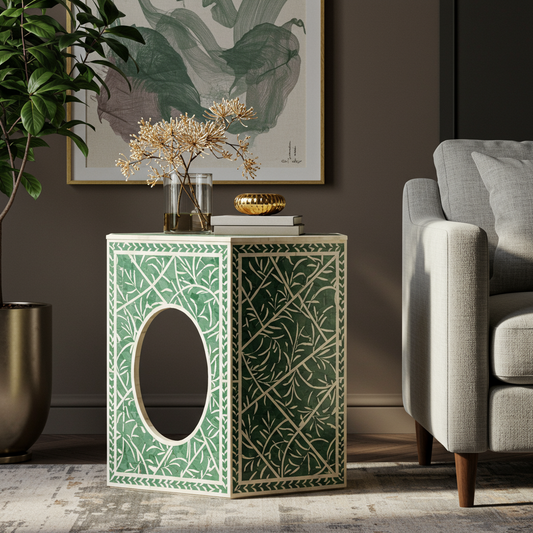 Luxury Bone Inlay or Mother of Pearl Furniture