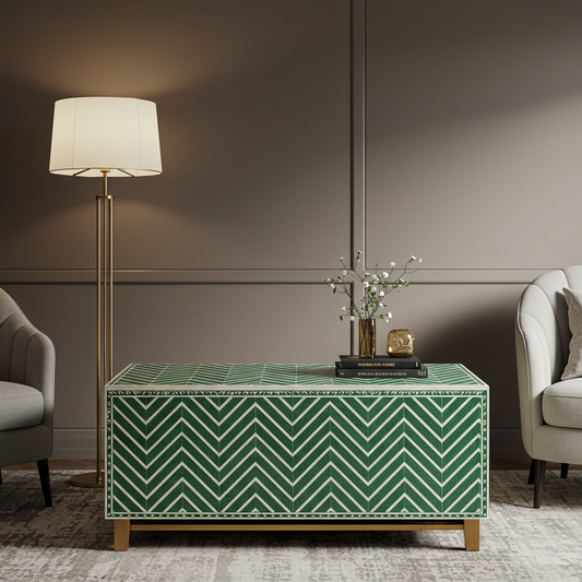 Luxury Bone Inlay or Mother of Pearl Furniture