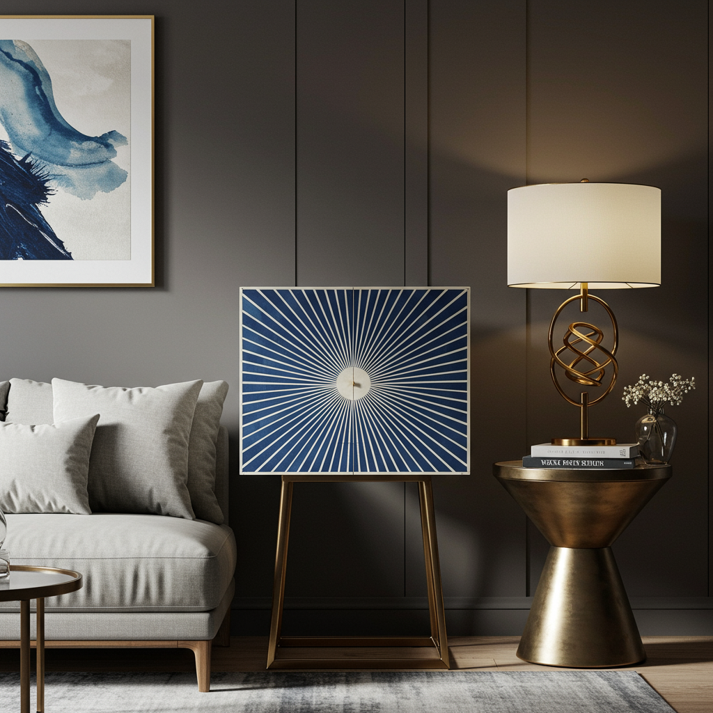 Luxury Bone Inlay or Mother of Pearl Furniture