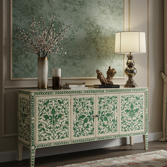 Luxury Bone Inlay or Mother of Pearl Furniture