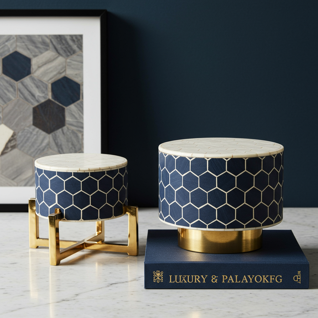 Luxury Bone Inlay or Mother of Pearl Furniture